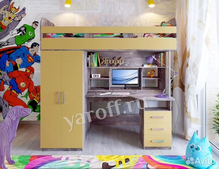 Детская кровать-чердак