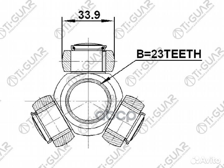 Трипоид Ti-Guar 370 2116FOC20, 1061888