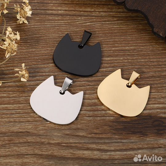 Адресник для собак и кошек - форма головы