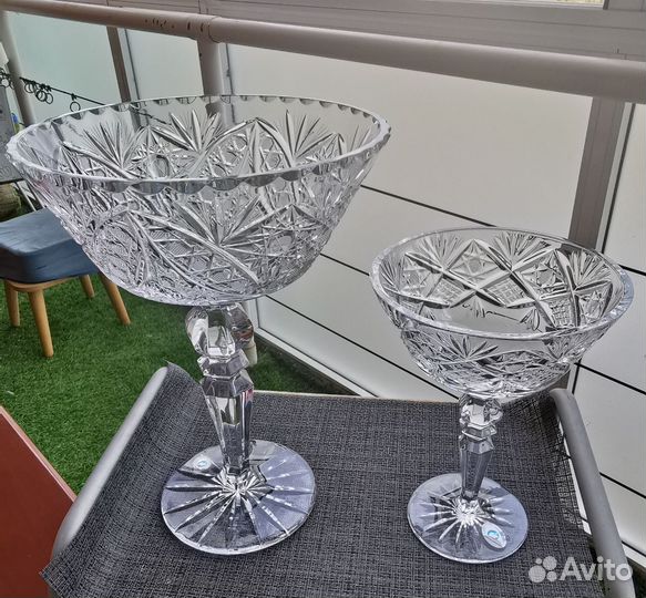 Хрустальная ваза 