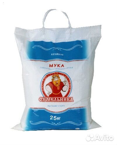 Мука пшеничная Мельник в/с 25кг