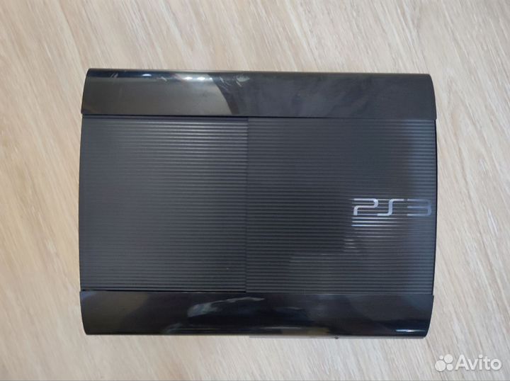 Ps3 Super slim 500gb +2 геймпада, 2 мува, камера