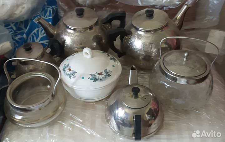 Посуда СССР цветное стекло И разное