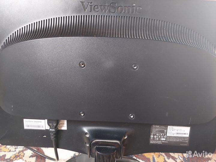 Монитор viewsonic va2232wa 22 дюйма