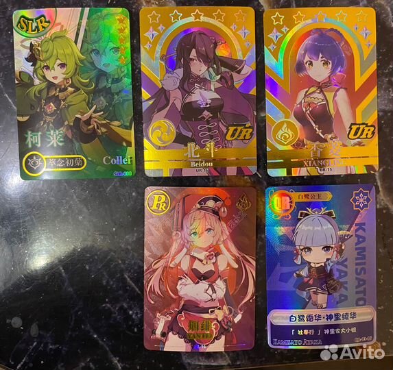 Карточки Genshin Impact обмен/продажа