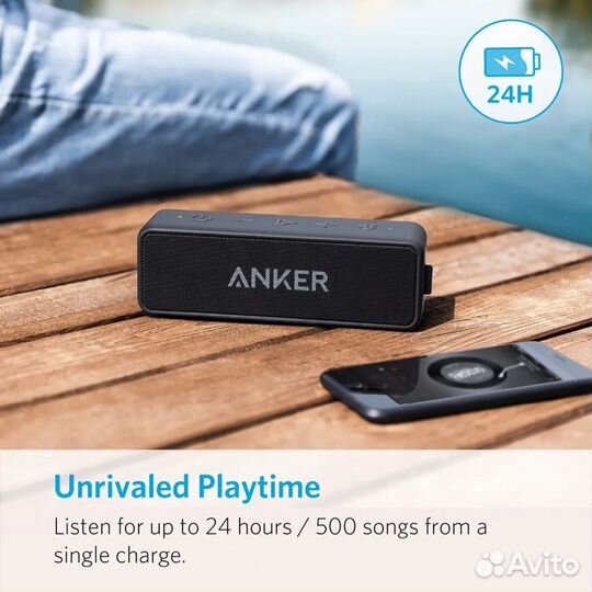 Портативная колонка anker soundcore 2, Bluetooth