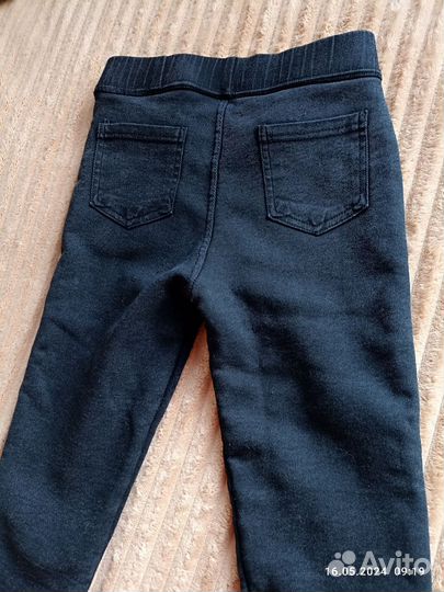 Джинсы утепленные для девочки 122