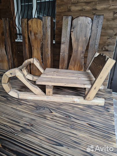 Саночки декоративные