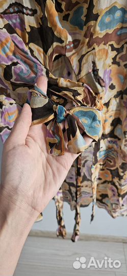 Платье туника летнее пляжное