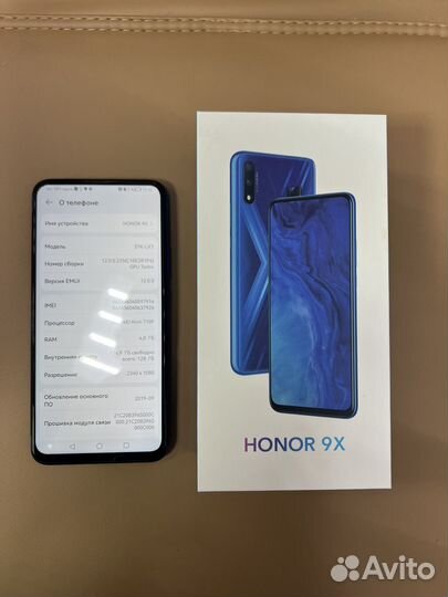 HONOR 9X, 4/128 ГБ