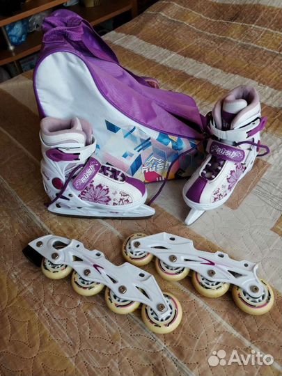 Коньки раздвижные