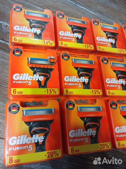 Лезвия Gillette Fusion5 оригинал 100%