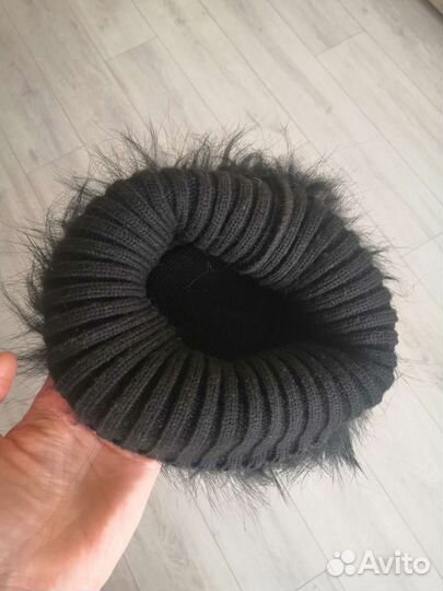 Шапка чернобурая лиса