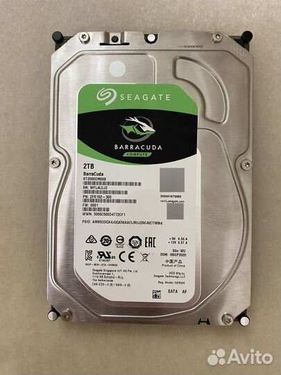 BarraCuda ST2000DM008 2 TB