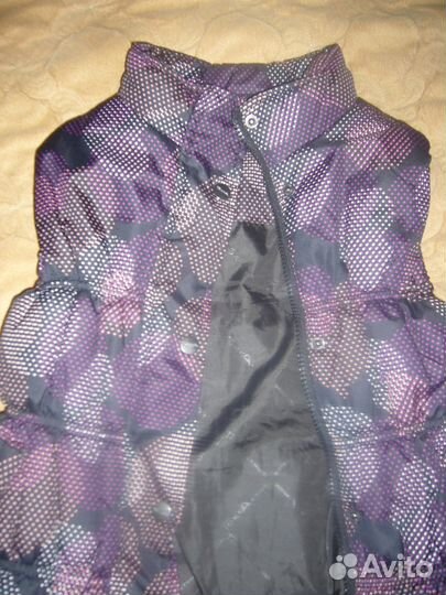 Жилет утепленный на девочку