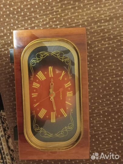 Часы янтарь настольные СССР