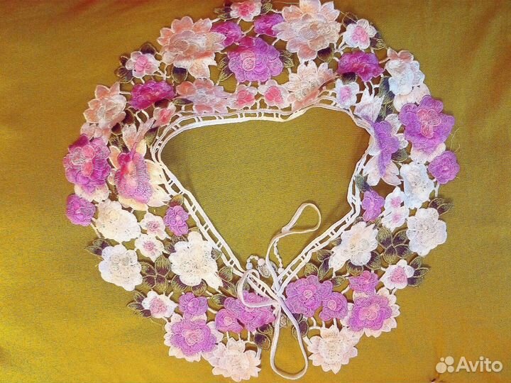 Воротник съёмный кружевной