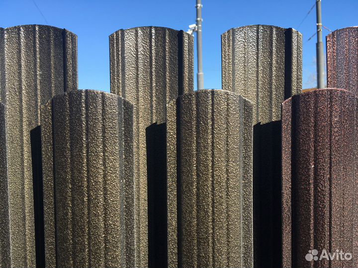 Забор из евроштакетника