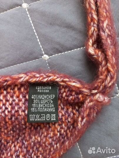 Шапка и шарф женский