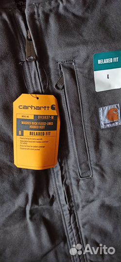 Мужской жилет Carhartt Relaxed Fit Washed Duck ори