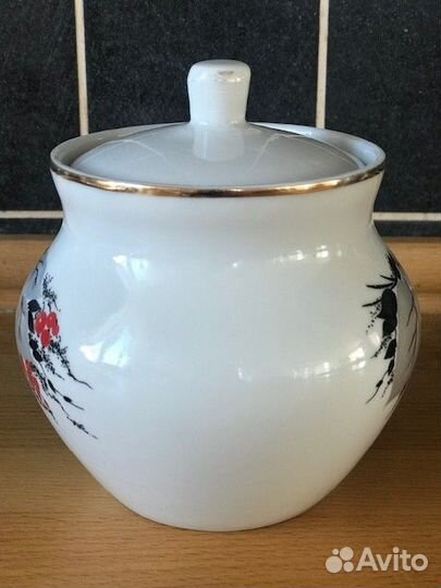 Сахарница фарфор СССР кузяево