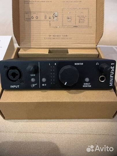 Звуковая карта arturia minifuse 1