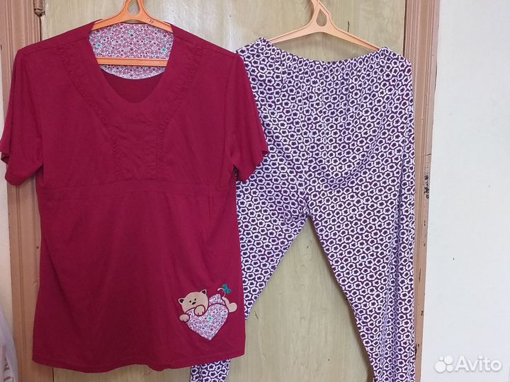 Домашние костюмы б/у, размер 48-50