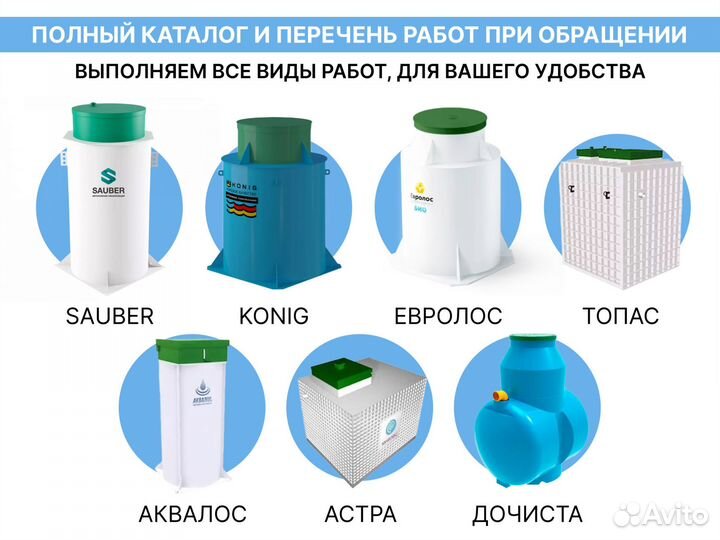 Септик, работаем в области