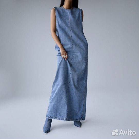 Джинсовое платье женское