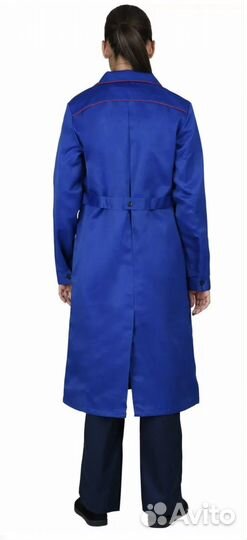 Халат женский синий рабочий Сириус новый