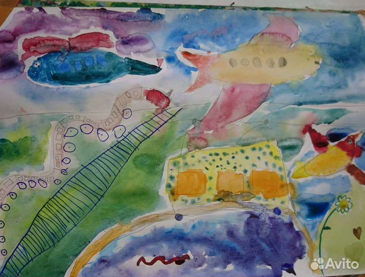 Рисование для детей от 3х лет