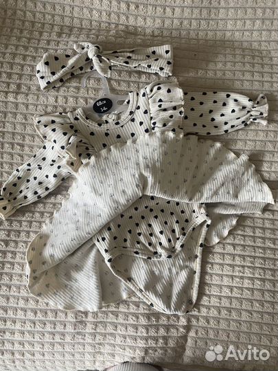 Платье боди для девочки 68