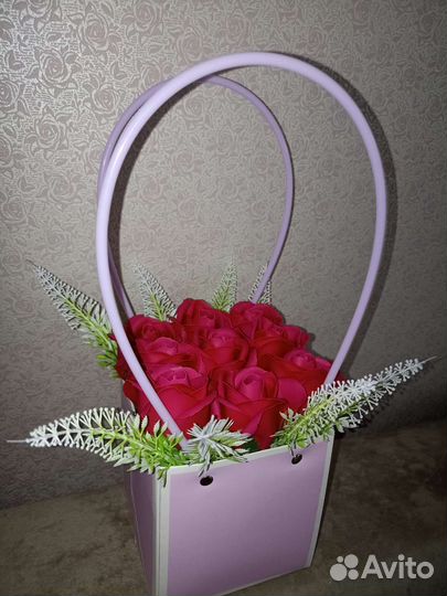 Мыльные розы букет