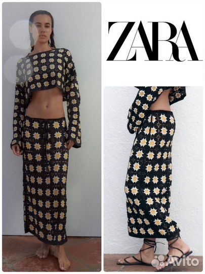 Костюм Zara оригинал кроше