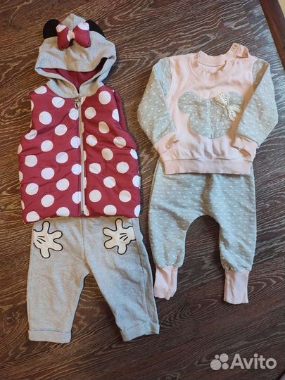 Вещи пакетом для девочки 68-80 р-р