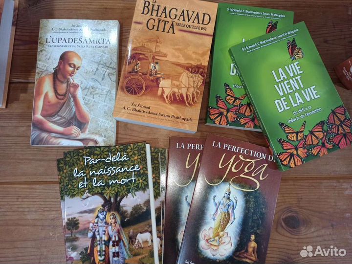 Книги на французском о йоге и т.д