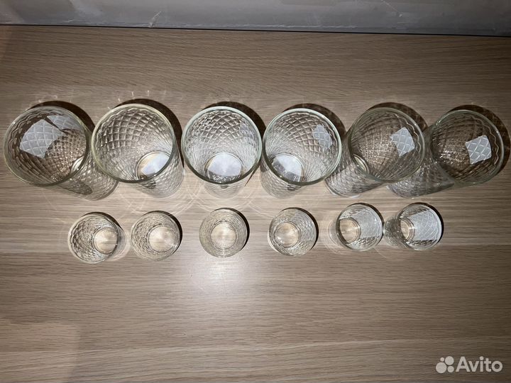 Набор стаканов и стопок икеа смориска новые