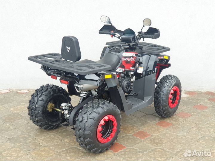 Квадроцикл Motoland Wild Track 200 LUX черн. красн