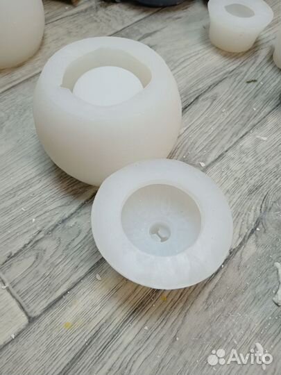 Силиконовая форма молд Новогодний шар