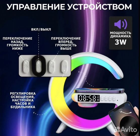 Многофункциональный умный ночник