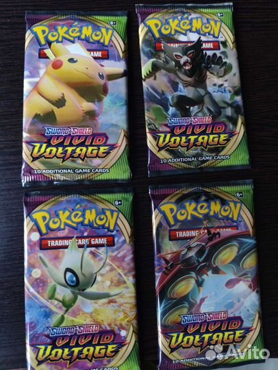 Бустеры Pokemon sword and shield