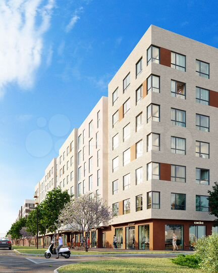 1-к. квартира, 42,5 м², 3/7 эт.