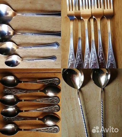 Мельхиоровые столовые наборы