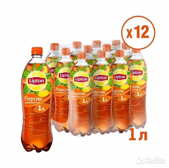Холодный чай Lipton Персик 1л (опт)