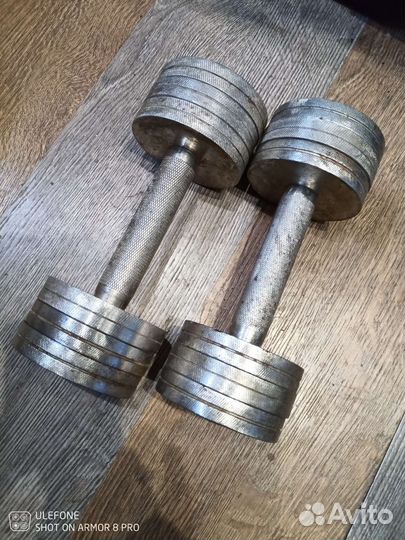 Гантели 12 (комплект)кг СССР