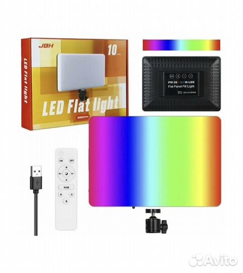 Видеосвет Цветная RGB-панель JBH FL-26