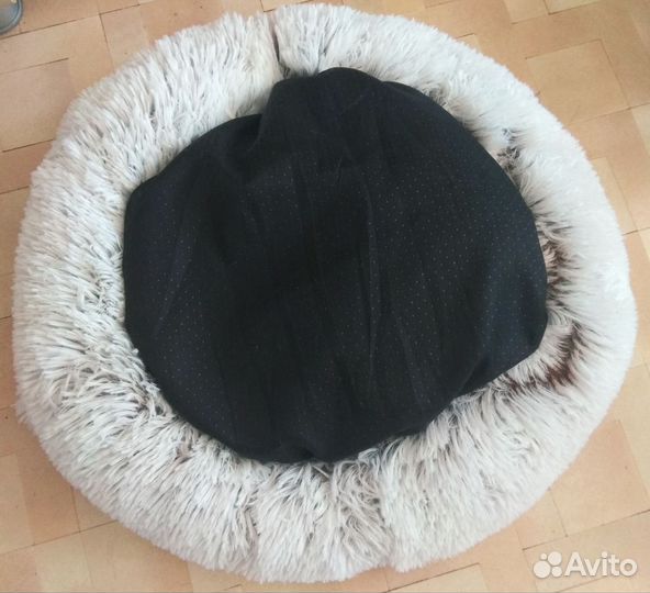 Лежанка домик новая для кошек плюшевая 50х50х18