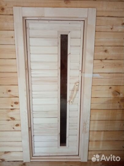 Двери деревянные для бани и сауны