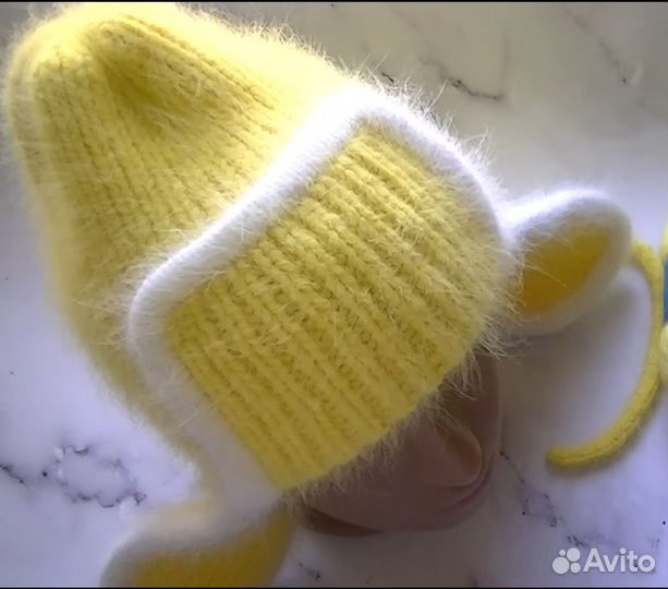 Шапка ушанка детская новая