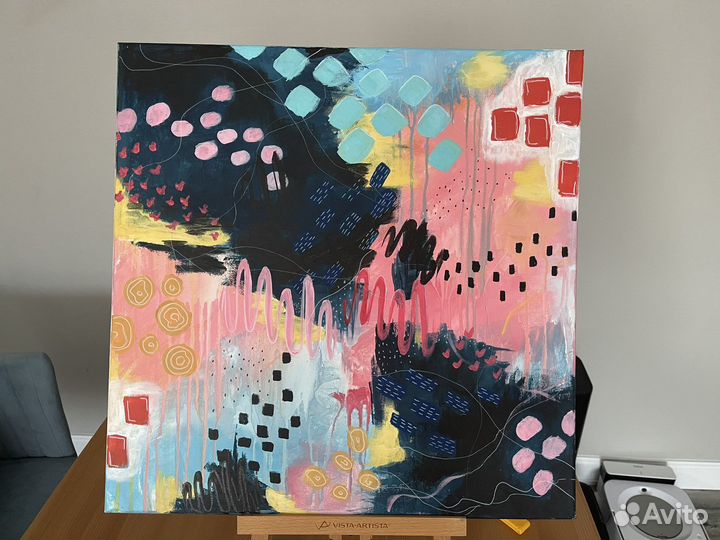 Интерьерная картина акрил абстракция 50*50